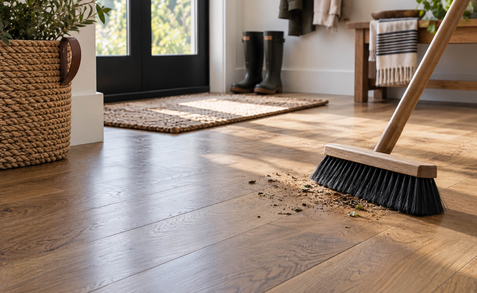Hardwood Flooring Maintenance FAQ - Banner | Exclusive Floors